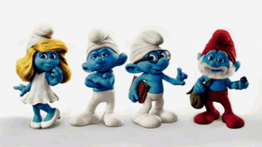 Смурфики - гномы, смурфики, гномики - предпросмотр