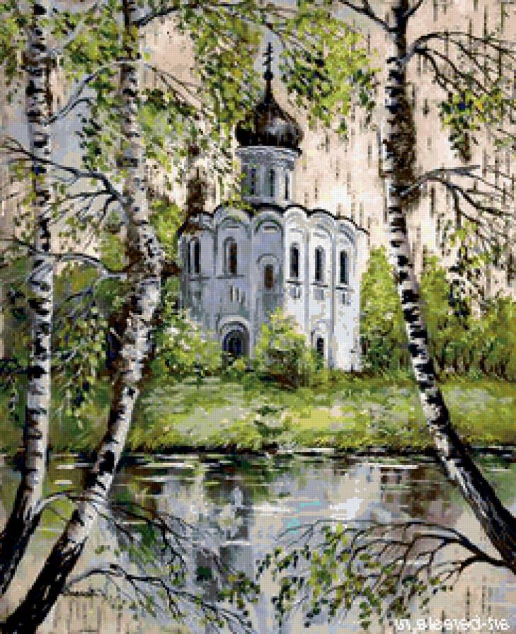 часовня - часовня, природа, церковь, лес - предпросмотр