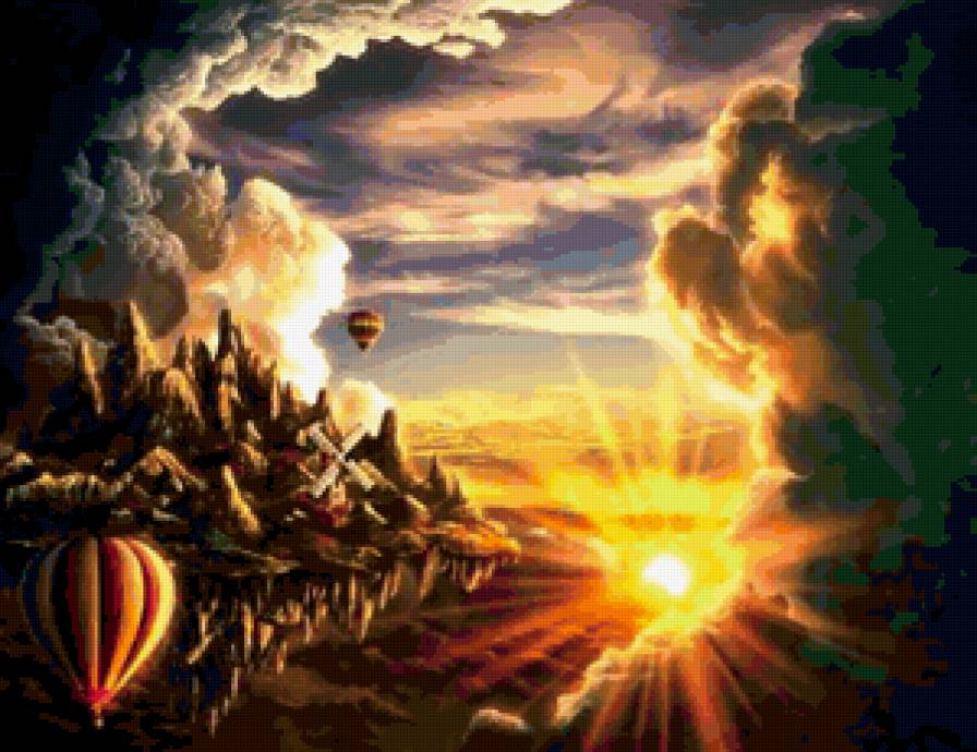 полет на воздушном шаре - предпросмотр