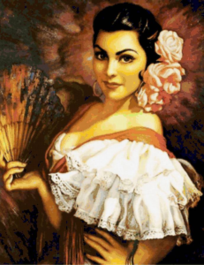 испанка 2 - девушка - предпросмотр