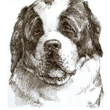 Схема вышивки «собака»