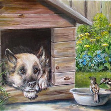 Схема вышивки «в конуре»