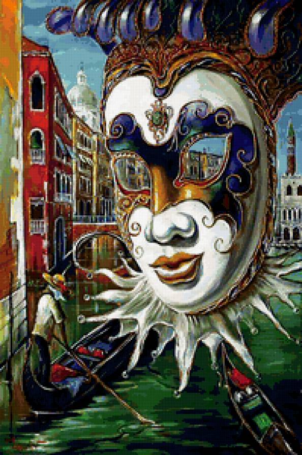 Венецианская маска - венеция, маска - предпросмотр