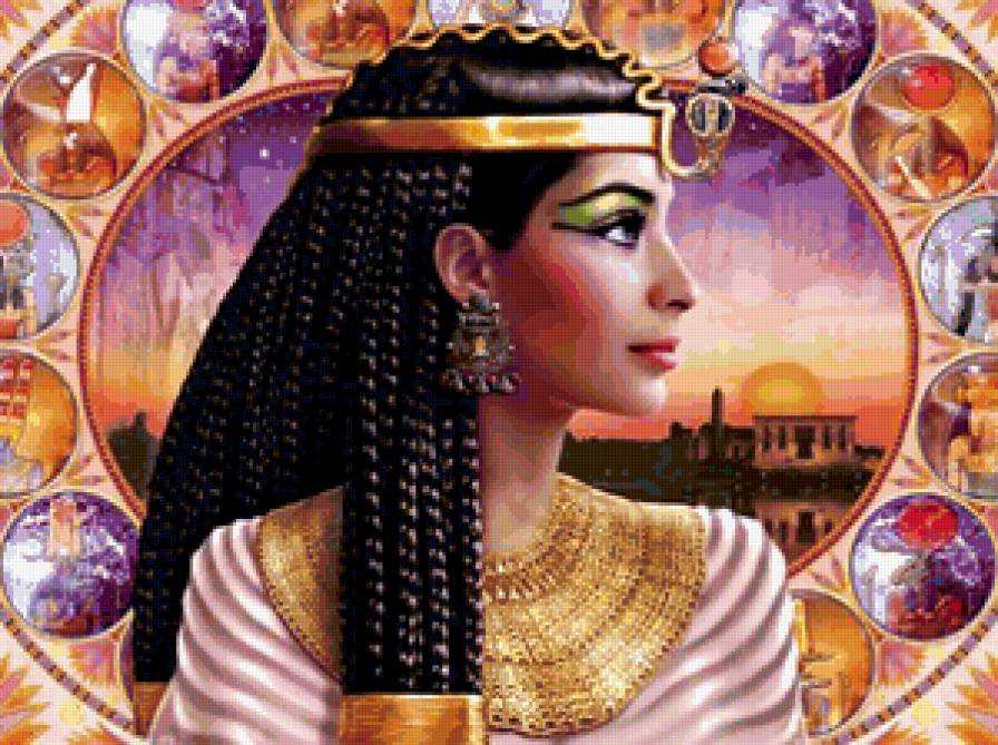 Царица Египта - жрица, царица, египет, восток - предпросмотр