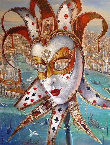 Венецианская маска - венеция, маска - оригинал