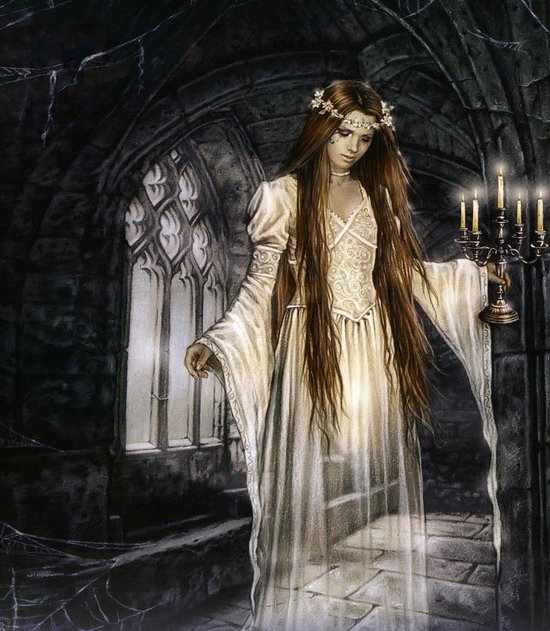 Привидение - призрак, готика, девушка, привидение - оригинал