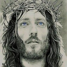 Схема вышивки «иисус»