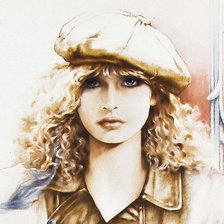 Схема вышивки «девушка»