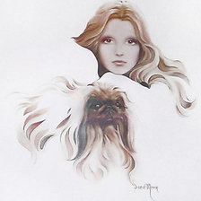 Схема вышивки «девушка»