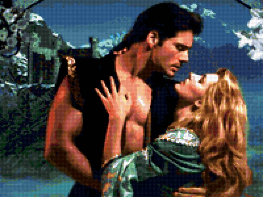 Любовь на фоне замка - предпросмотр