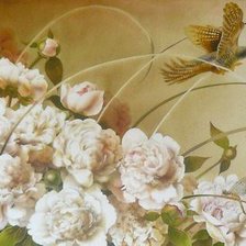 Оригинал схемы вышивки «розы и птицы» (№426250)