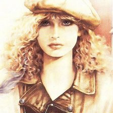 Схема вышивки «девушка»