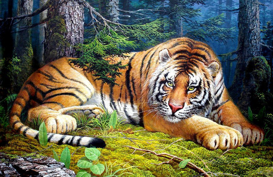 Бенгальский тигр - оригинал