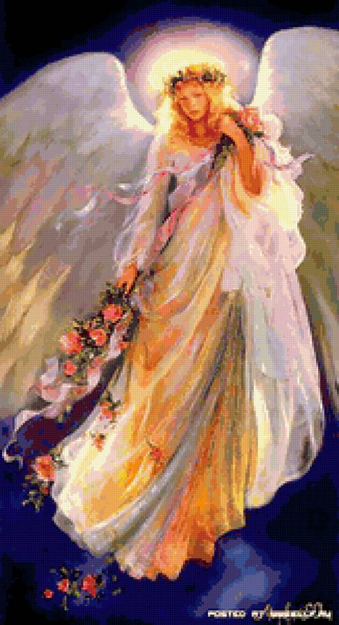 №426678 - девушка, живопись, ангел, фэнтези, люди, мэри бэкстер - предпросмотр