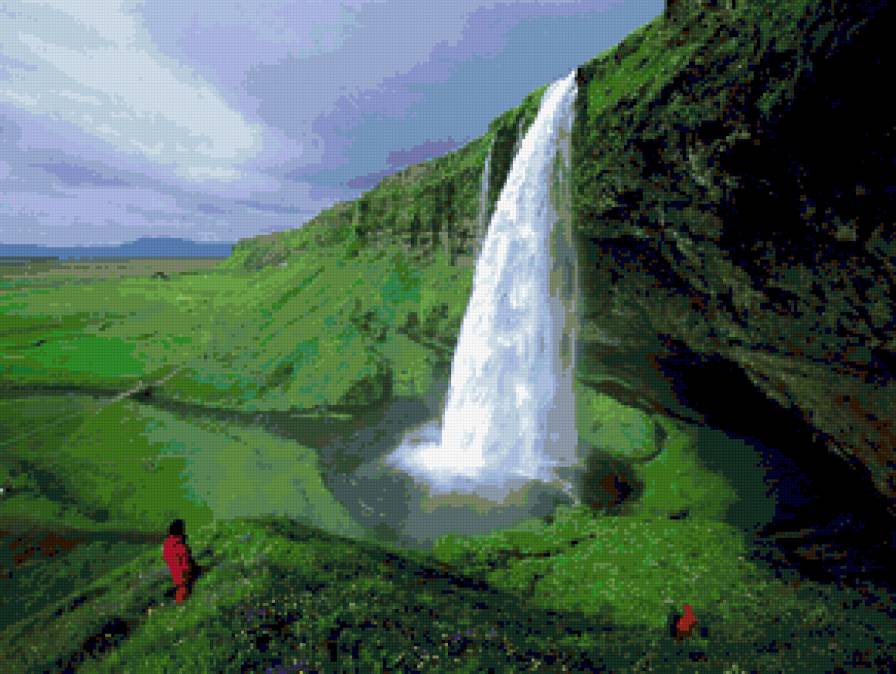 водопад - природа гори водоспад - предпросмотр
