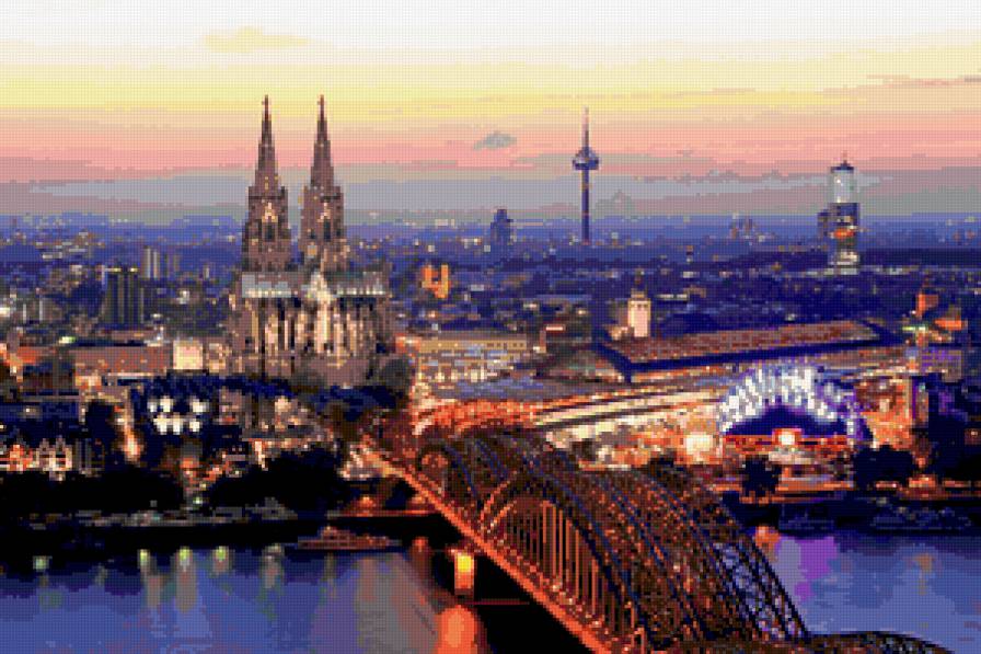 вечерний город 2 - місто - предпросмотр