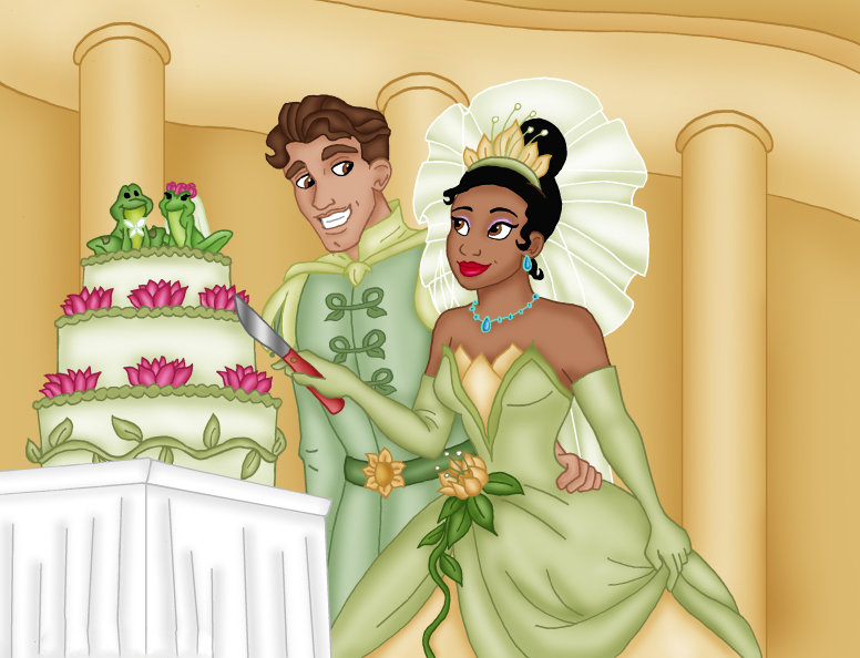 прицесса и жаба - торт, мультяшки.мультики, детям, детская, свадьба, мультик - оригинал