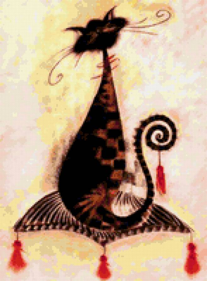 Кошка - кот, кошки, черная кошка - предпросмотр