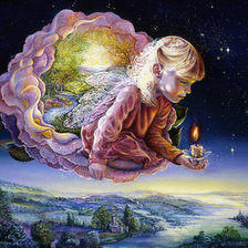 Схема вышивки «ангел»