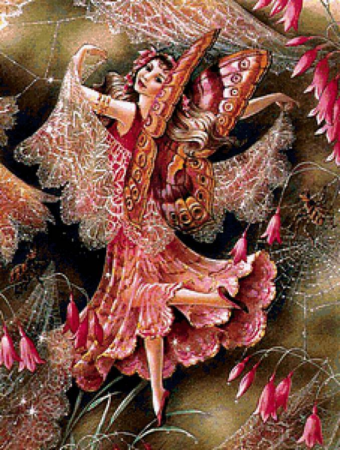 Феечка - девочка, сказка, бабочка, фея - предпросмотр