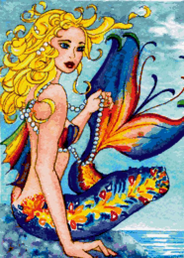 русалка - девушка, русалочка, миф, женщина, сказка, фениези.мифология - предпросмотр