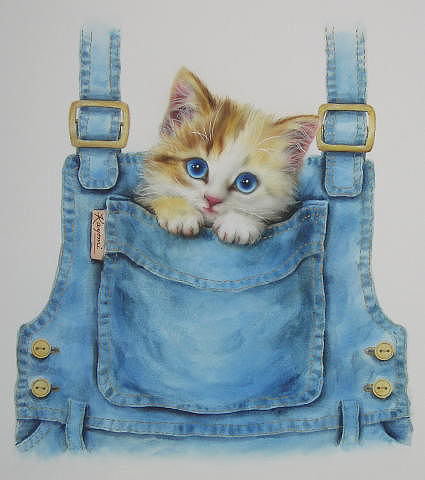 уютное местечко - кошки, животные - оригинал