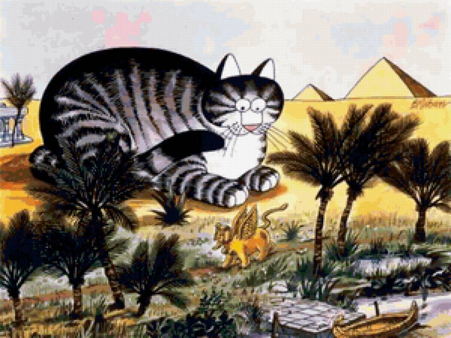 мультяшные коты - коты, юмор - предпросмотр