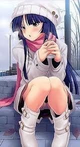 в одиночестве - девушка, аниме - оригинал