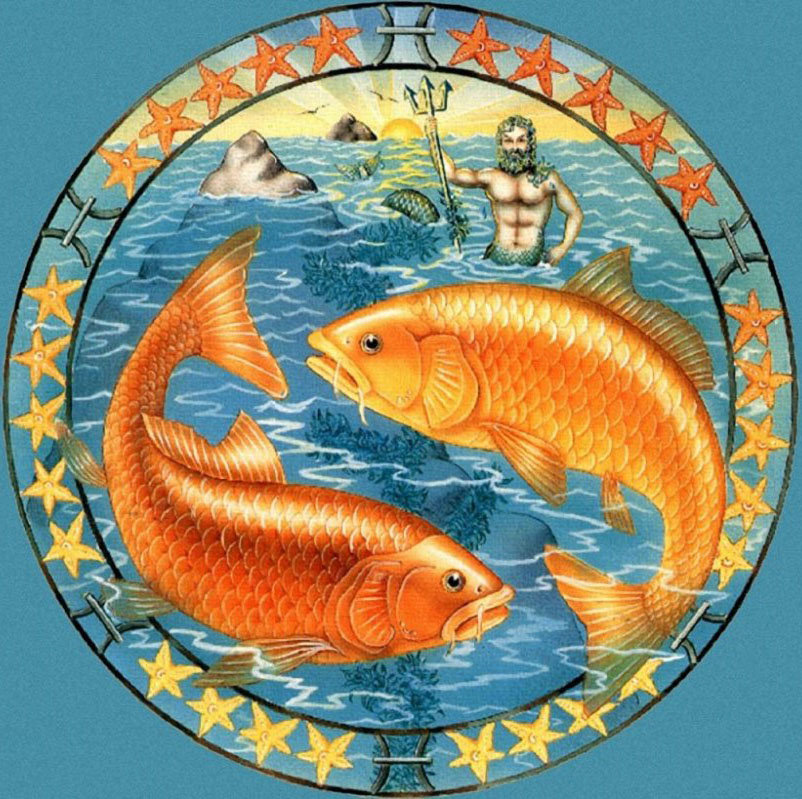 Рыбы - знаки зодиака - оригинал