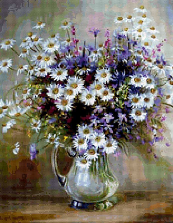 букет с ромашками - ромашки, букет - предпросмотр