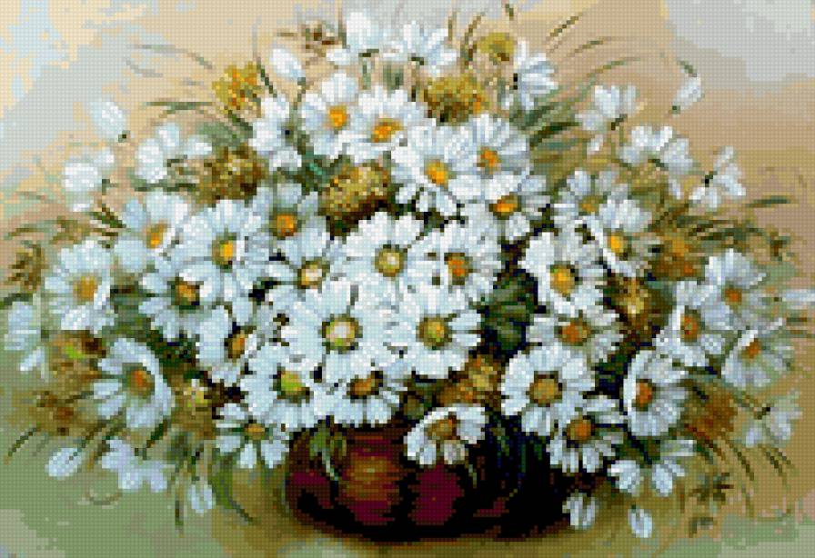 Ромашки - ромашки, букет - предпросмотр