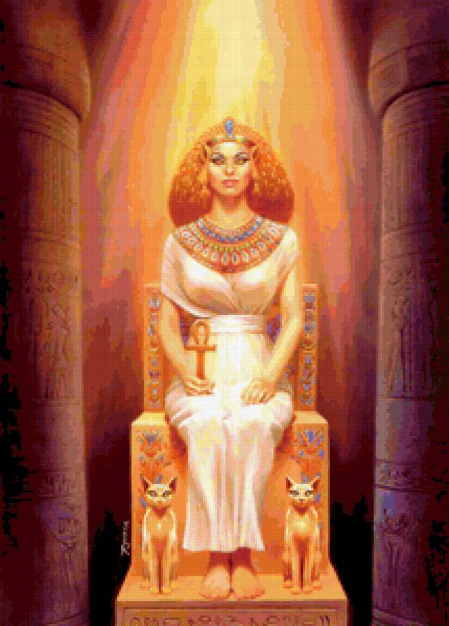 Египетская жрица - женский образ, жрица, египет, восток - предпросмотр