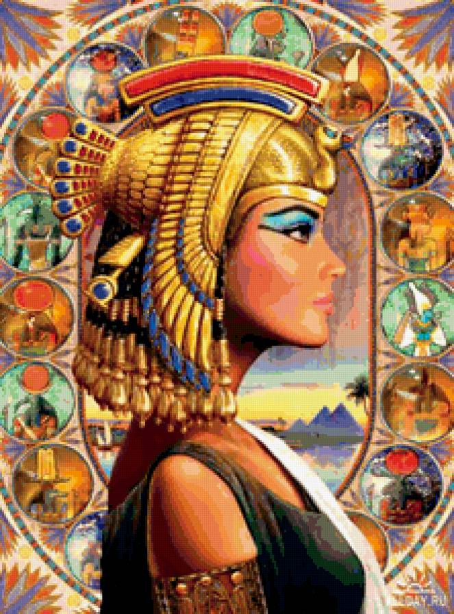 Клеопатра - царица, египет, клеопатра, восток - предпросмотр