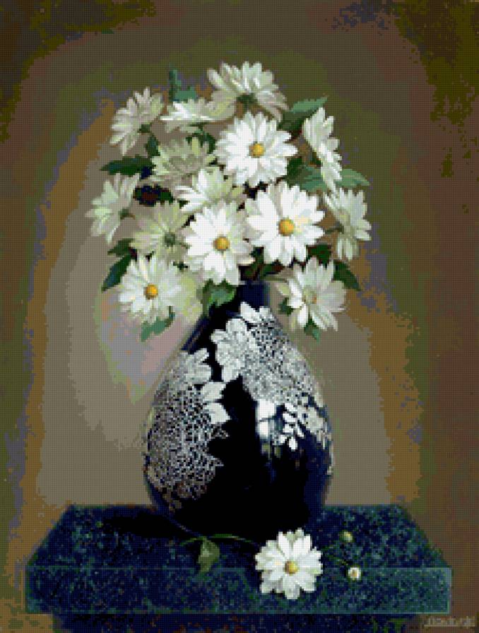 Серия "Букет" - цветы, букет, ромашки - предпросмотр