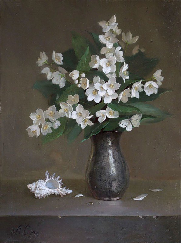 Серия "Букет" - букет, жасмин, цветы - оригинал