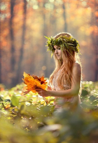 мавка - лес, женщина - оригинал