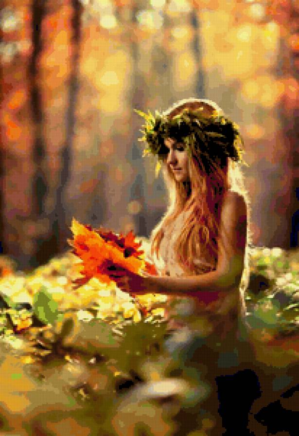 мавка - женщина, лес - предпросмотр