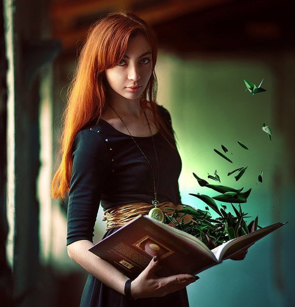 магия - портрет, женщина - оригинал