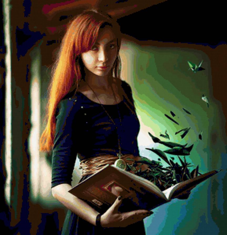 магия - женщина, портрет - предпросмотр