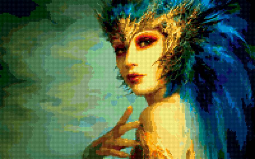 Девушка - фэнтези, девушка - предпросмотр