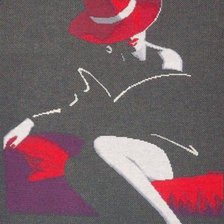 Схема вышивки «OHA»