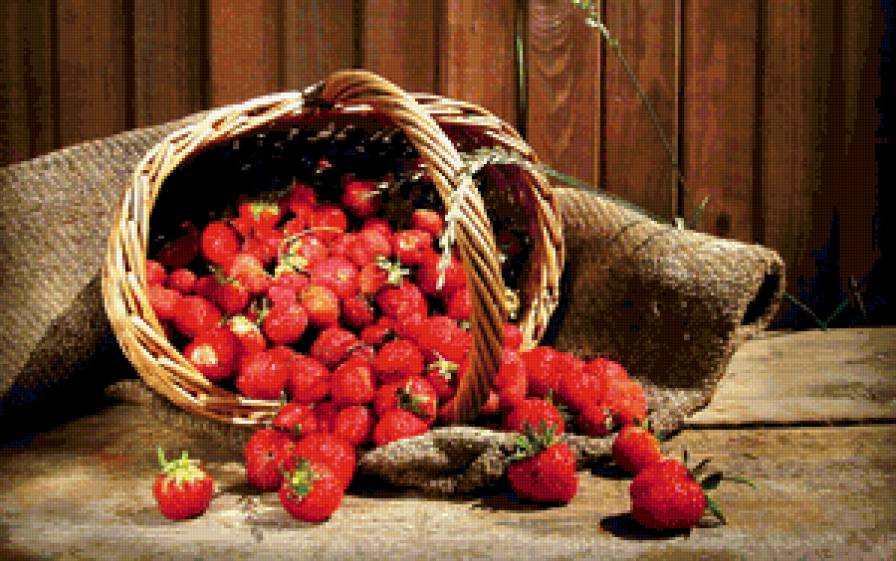 урожай - корзина, ягода, природа, еда, урожай - предпросмотр