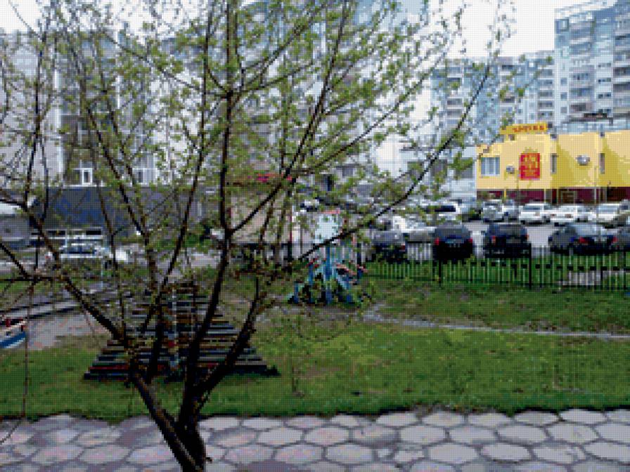 Весна в нашем городе - природа, архитектура - предпросмотр