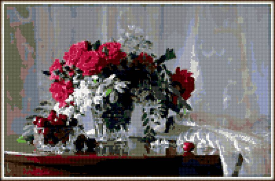 цветы в вазе - цветы - предпросмотр