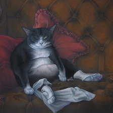 Схема вышивки «обжора»