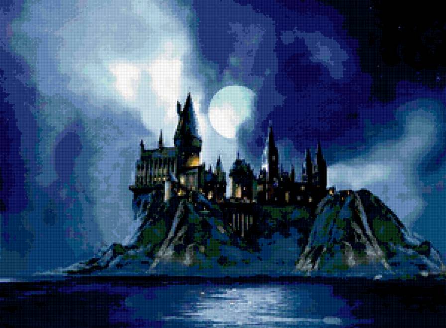 Хогвартс - замок, хогвартс, гарри поттер - предпросмотр