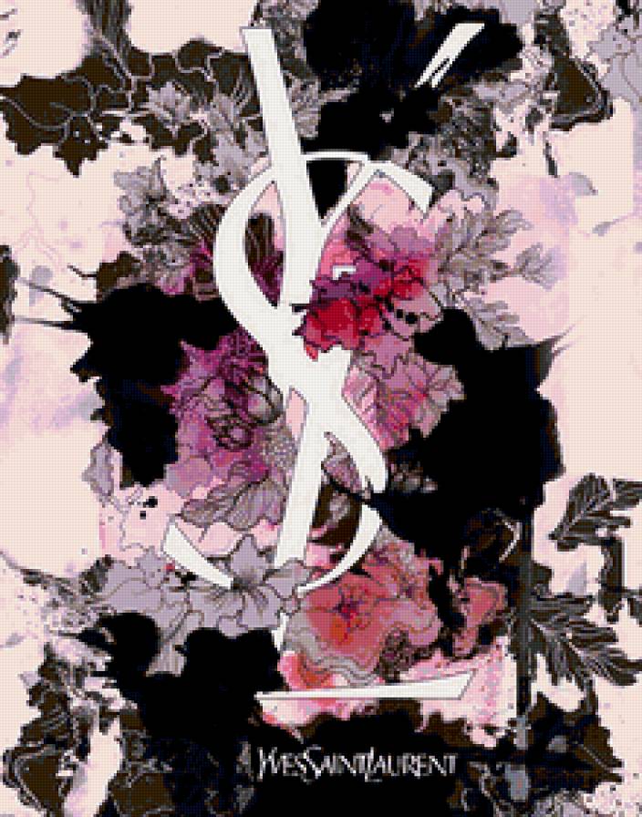 Saint Laurent - абстракция, мода, узоры - предпросмотр