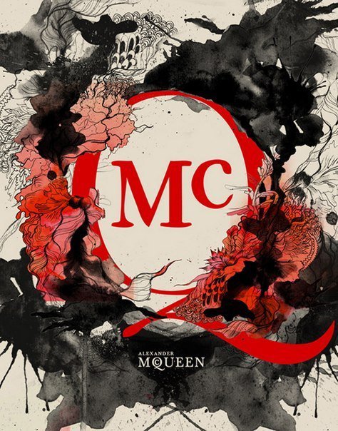 Alexander McQueen - абстракция, узоры, мода - оригинал