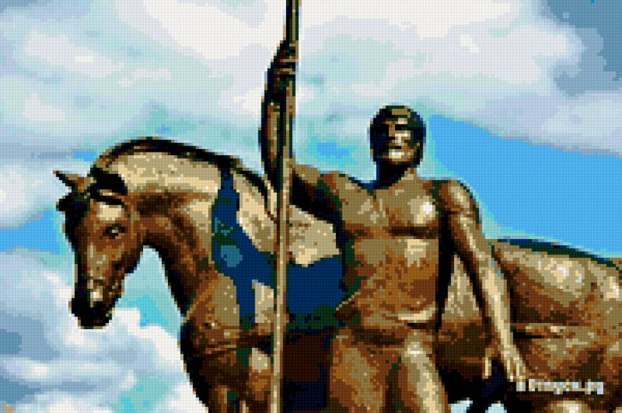 памятник первопоселенцу в пензе - пенза, достопримечательности - предпросмотр