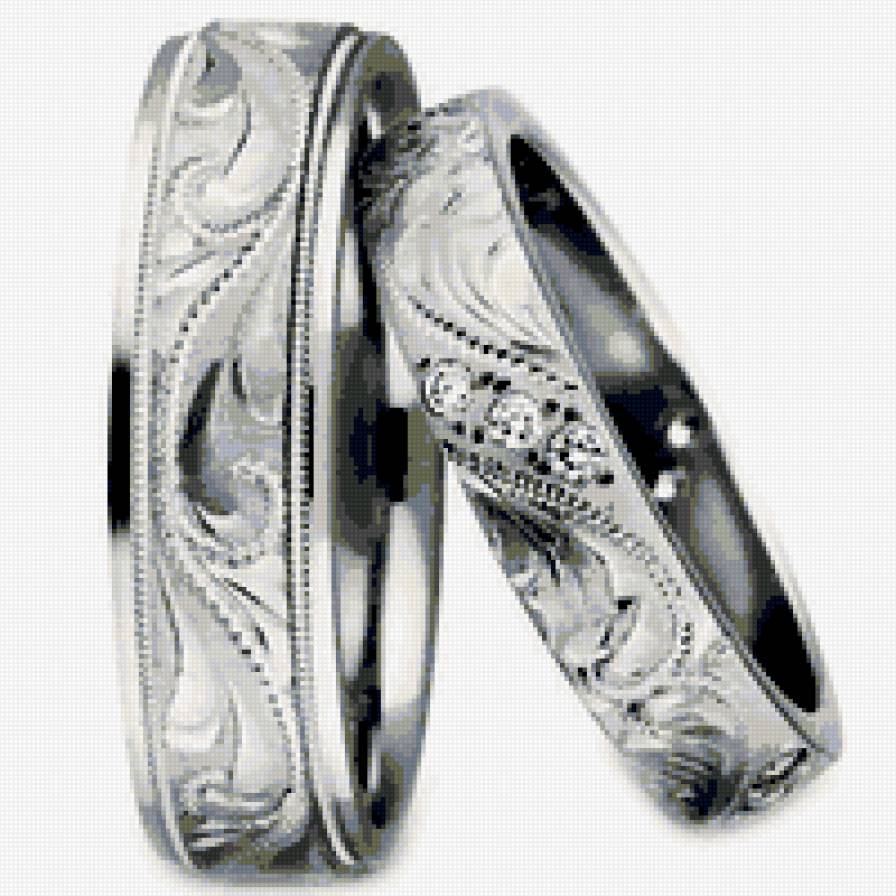 Серебряные Кольца - кольца, любовь, свадьба, серебро - предпросмотр